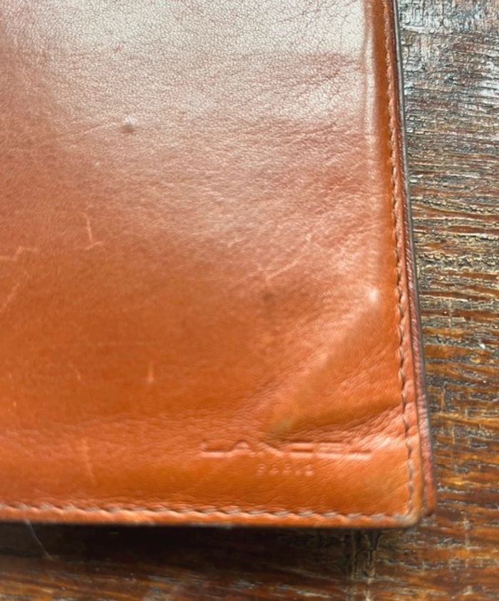 Porte feuille lancel camel - photo numéro 3