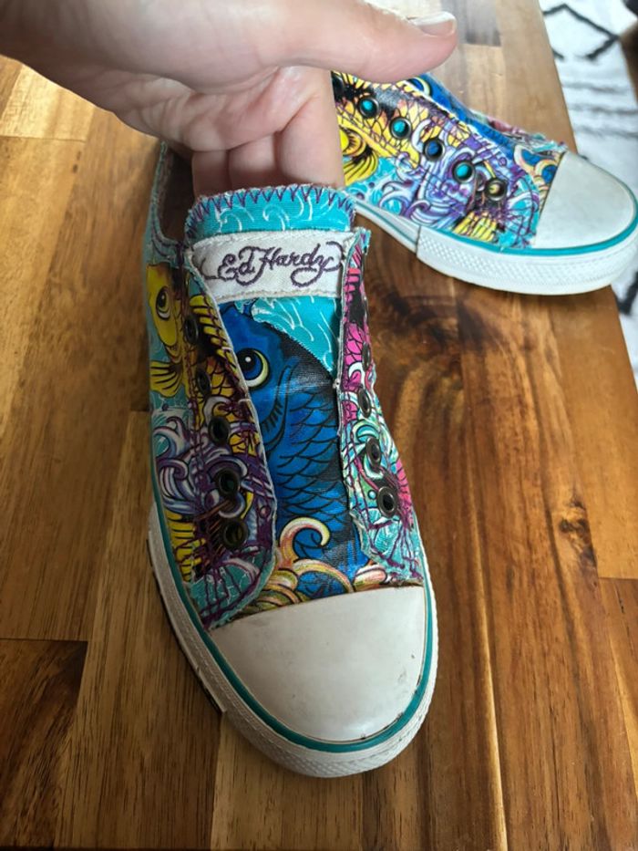 Baskets basse ed hardy - photo numéro 2