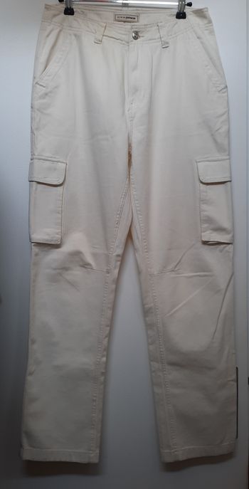 Jean léger Cargo - Blanc / crème - Pimkie