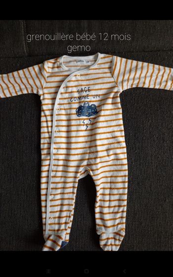 Grenouillère bébé