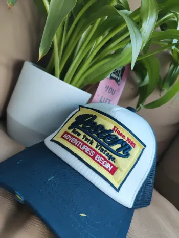 Casquette Trucker Western bleue marine