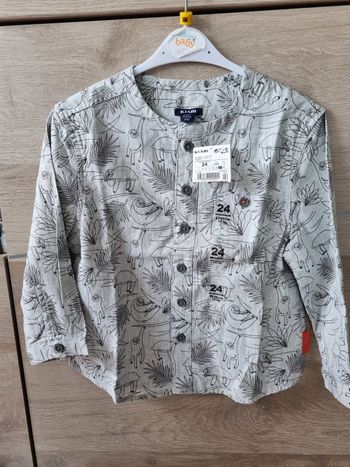 Chemise kiabi neuve 24 mois 