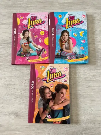 Livre tome 1 2 3 Soy luna la bibliothèque rose