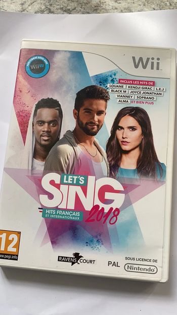 let’s sing 2018 wii