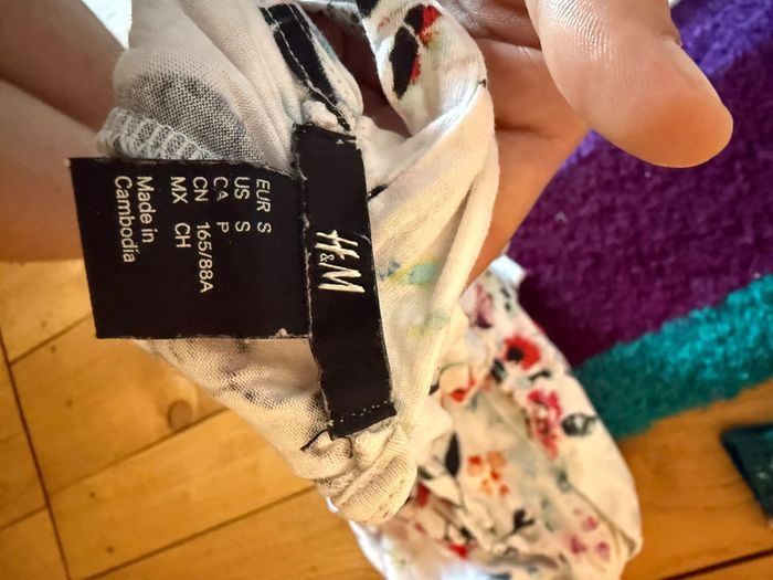 Robe à fleur en bon état taille S H&M - photo numéro 5