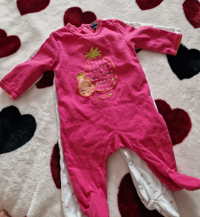 Lot pyjamas en coton 1 mois - photo numéro 5