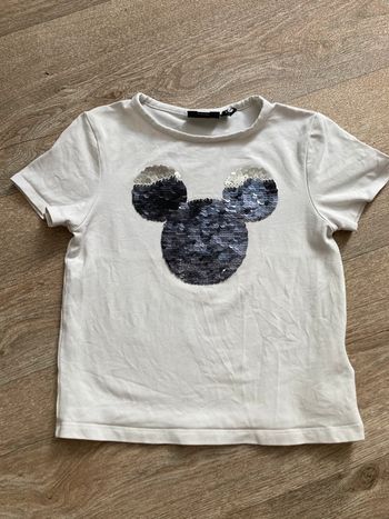 Tee shirt sequins Disney 5 ans