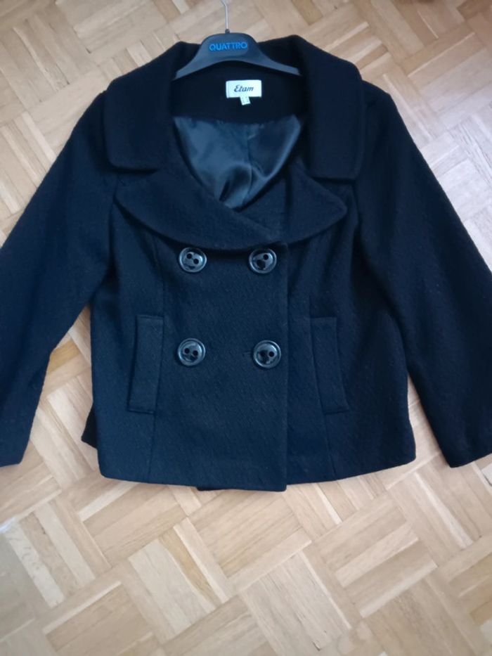 Veste courte noire chaude T38/40 - photo numéro 5