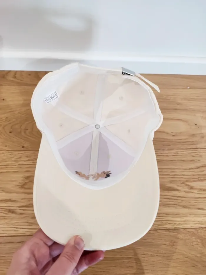 Casquette beige écru "beach" - Neuve - T.57 - photo numéro 4