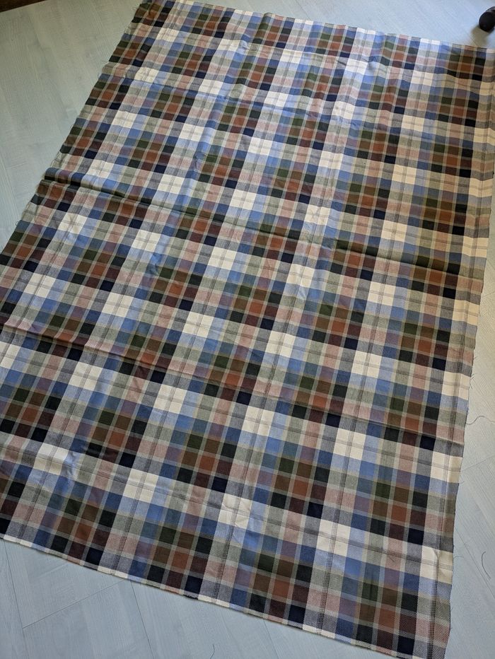 Tissu carreaux Vintage neuf - photo numéro 3