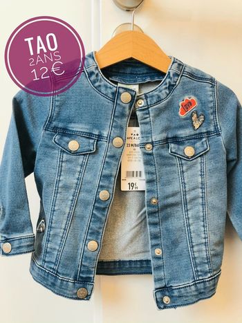 Veste en jeans Tape à l’œil en 2ans NEUVE