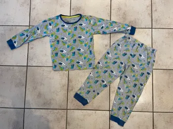 Pyjama fin 6ans engins de chantier