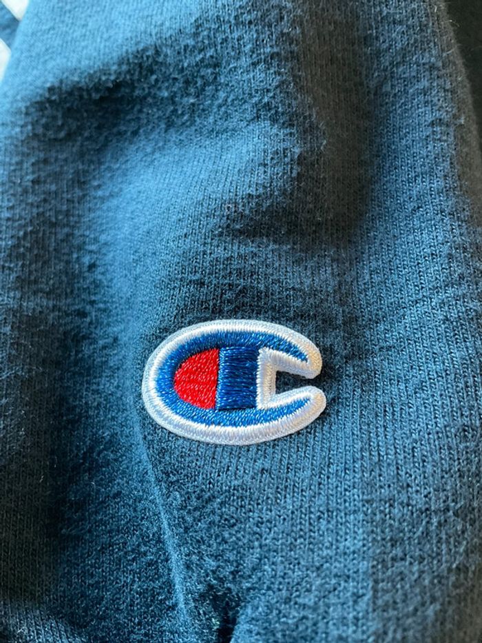 Sweat col rond pour homme Champion bleu marine Taille M 218 - photo numéro 4