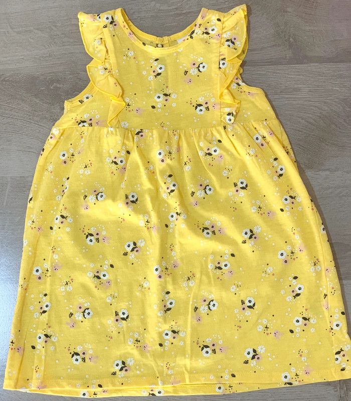 Robe H&M 18/24 mois neuve motifs fleurs et lapins robe liberty