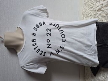 Tee Shirt Scotch & Soda blanc - Taille S - Très bon état