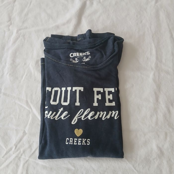 T-shirt tout feu toute flemme • 10 ans • Creeks - photo numéro 1
