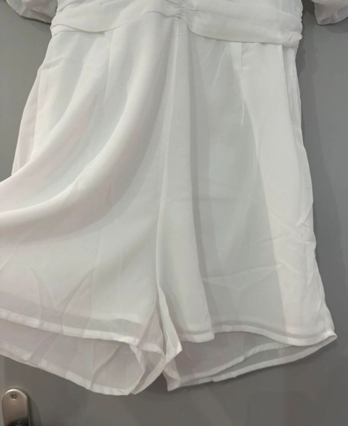 Combinaison short blanc Shein taille S - photo numéro 3