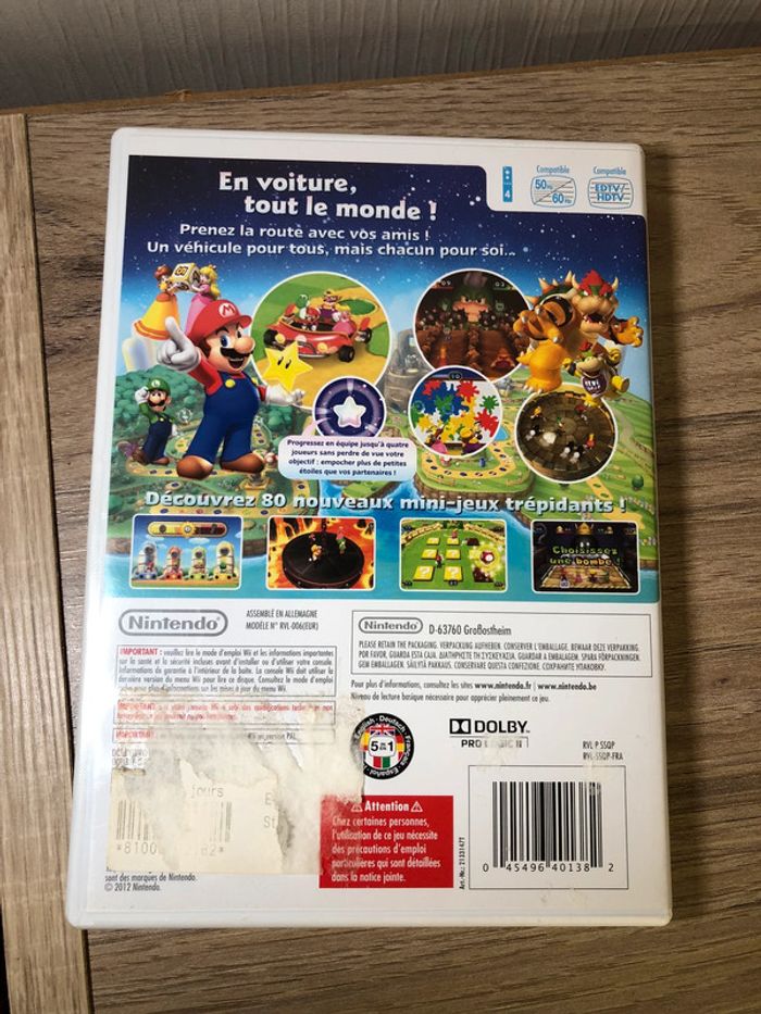 Jeux Nintendo wii mario party 9 complet en boite - photo numéro 2