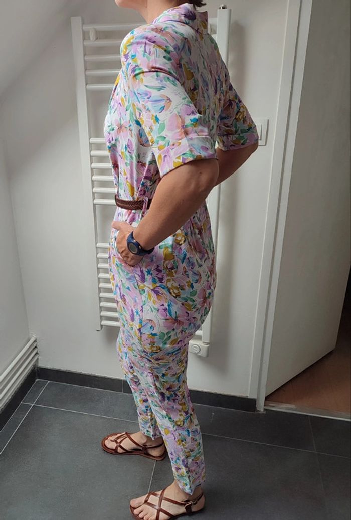 Combinaison pantalon cache coeur S/M - photo numéro 4