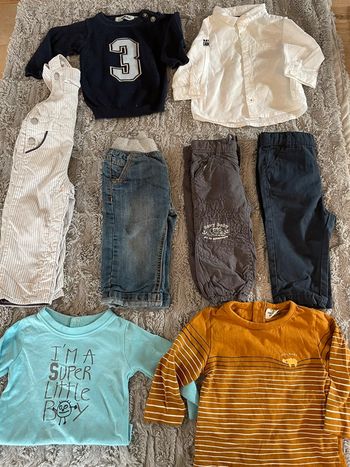 Lot de 9 vêtements mi-saison Tape à l œil en 6 mois