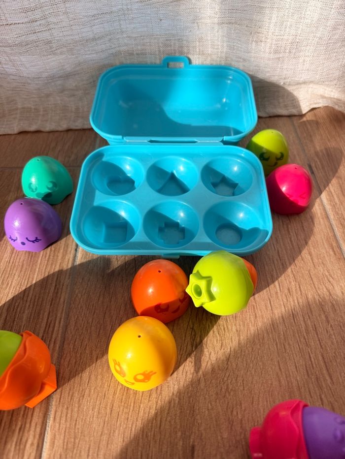 Toomies Piou Piou boîte à œufs à trier bébé Tomy - photo numéro 2