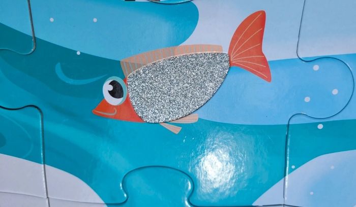 Puzzle tactile Janod 🐧 La Banquise 🐋 20 pièces - photo numéro 5