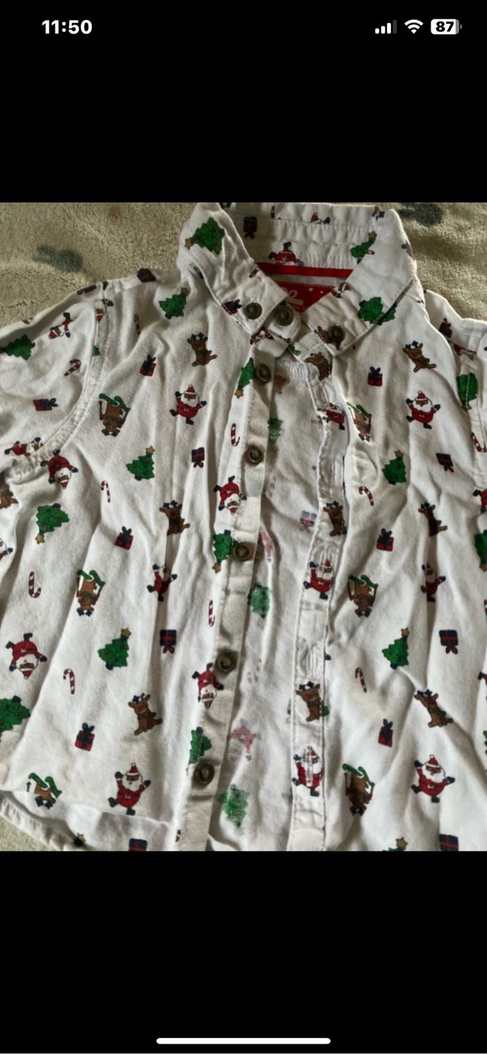 Chemise noel - photo numéro 2