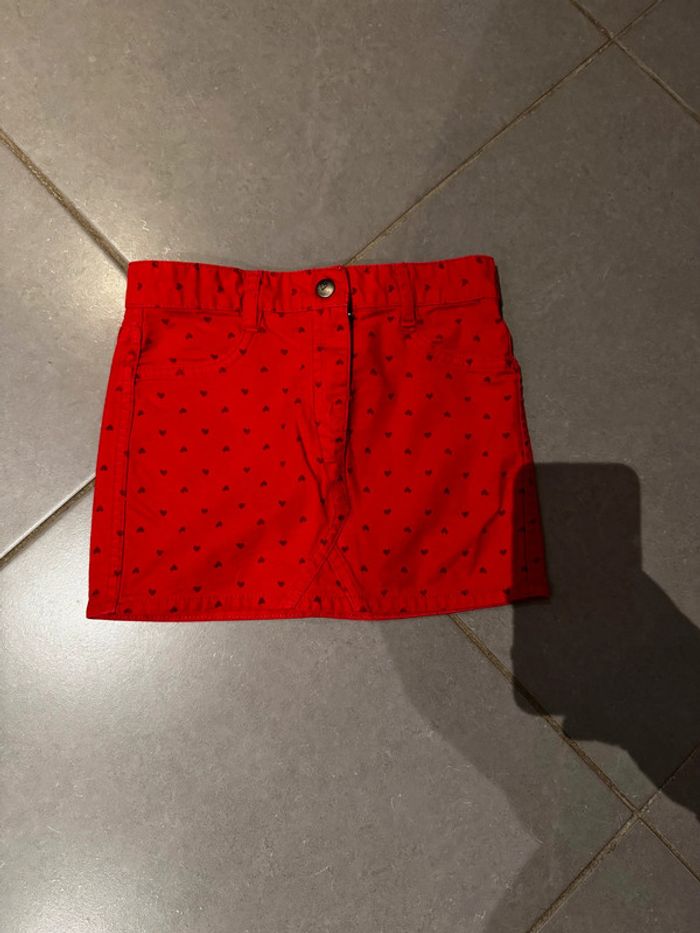 Jupe réversible - La compagnie - Cœur - Rouge, rose & argenté - 5 ans - photo numéro 3