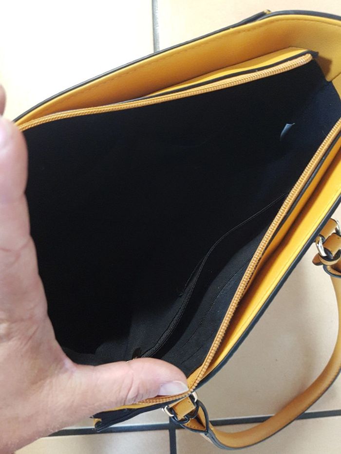 Sac à main moutarde - photo numéro 5