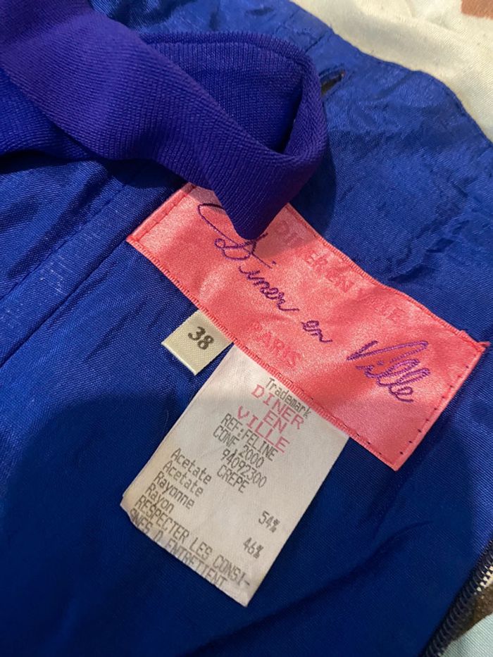 Magnifique robe vintage 90 dîner en ville 36 - photo numéro 4