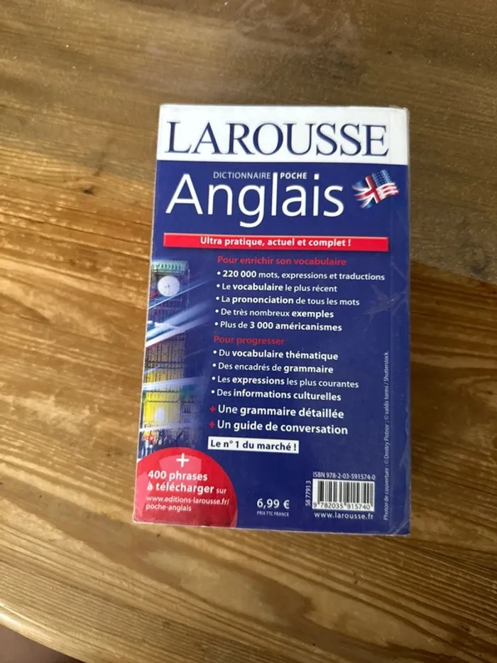 Livre, Larousse, dictionnaire poche anglais - photo numéro 4