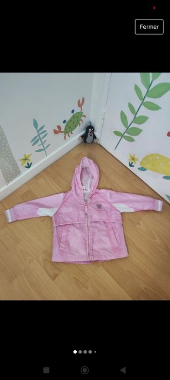 Imperméable veste fille manteau