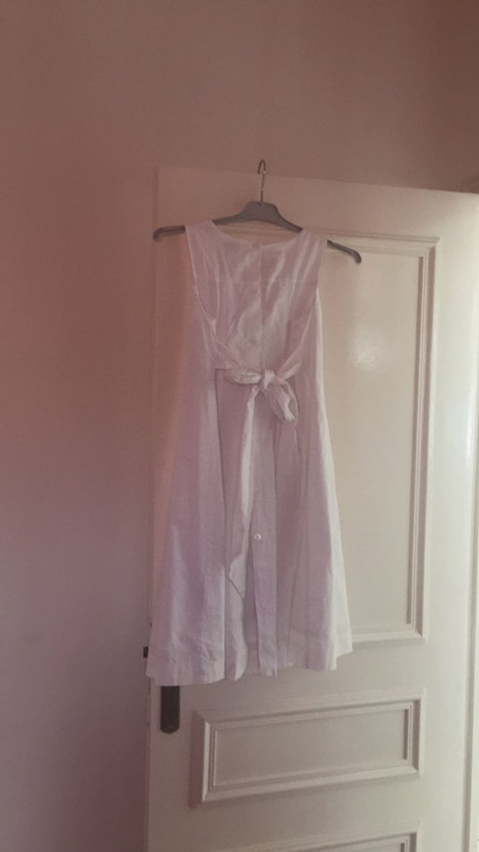 Robe blanche Cyrillus T12 ans - photo numéro 3
