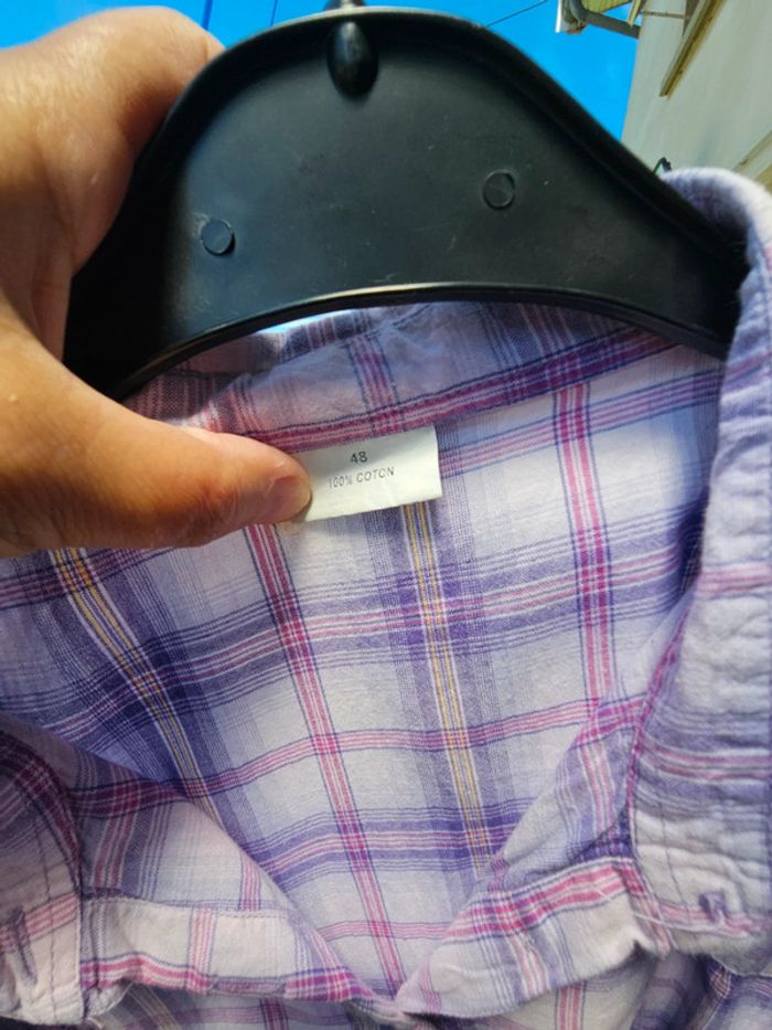 blouse / chemisier carreau violet
Taille 48 - femme - photo numéro 5