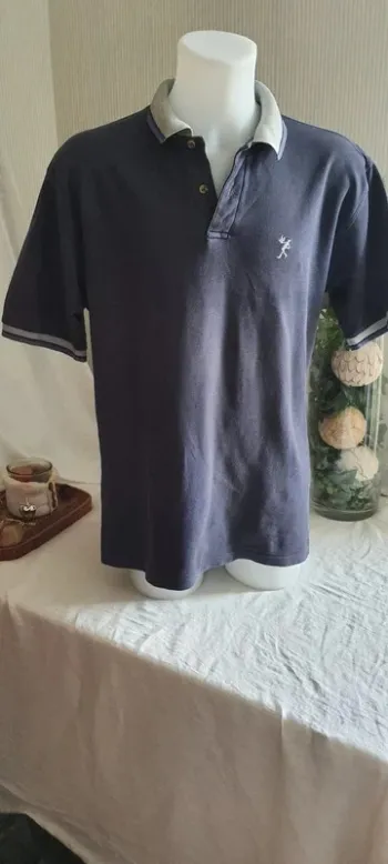 Polo homme bleu marine "Jerzees" Taille L