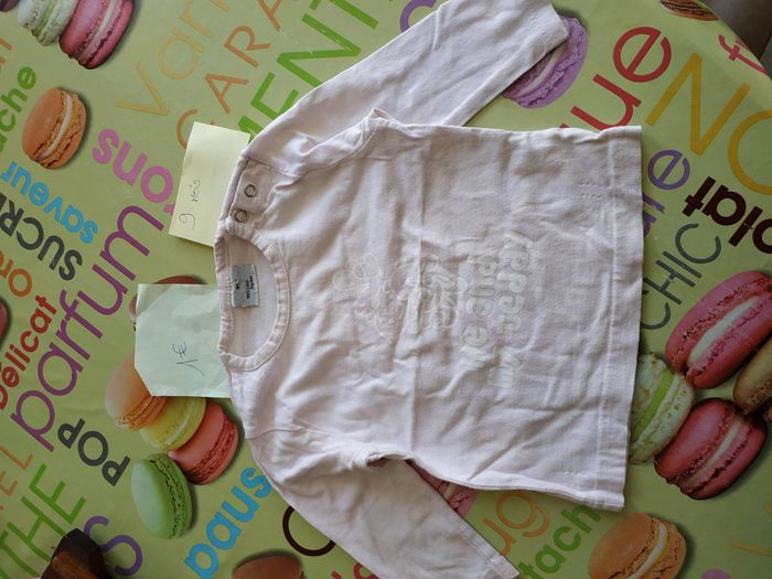 Tee-shirt manche longue 9 mois