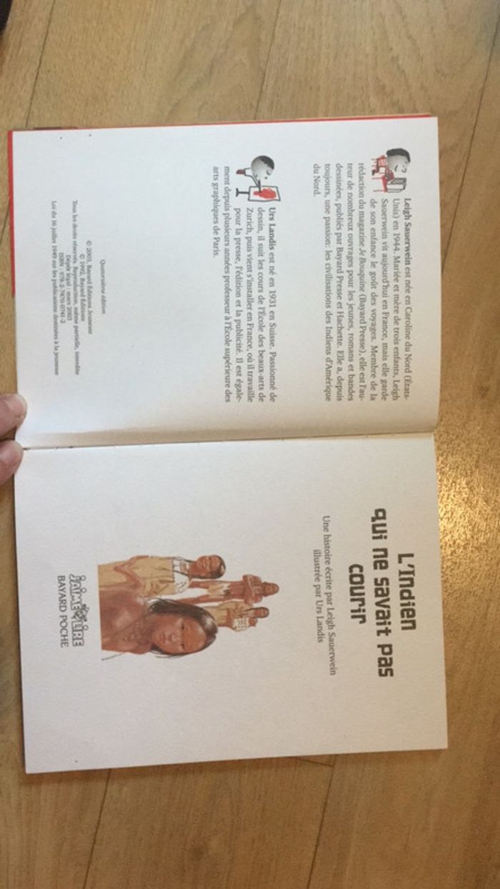 Livre enfant l’indien qui ne savait pas courir - photo numéro 3