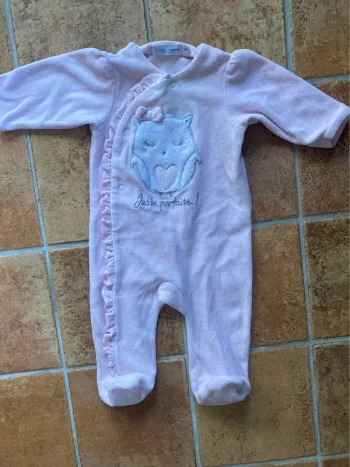 Pyjama rose 3 mois