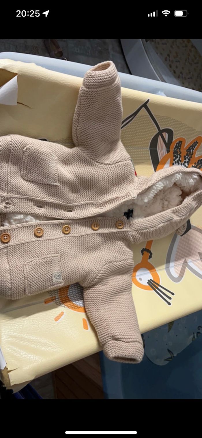 Gilet très chaud rose poudré