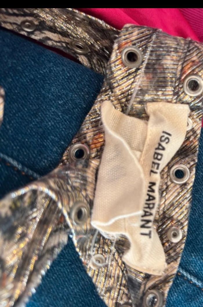 Top Isabel marant For H&M Débardeur métallique Métallisé - photo numéro 11
