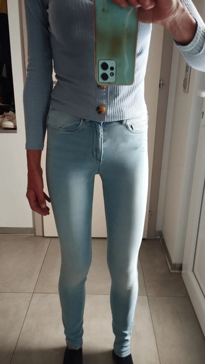 Jean bleu clair skinny Only TXS - photo numéro 2