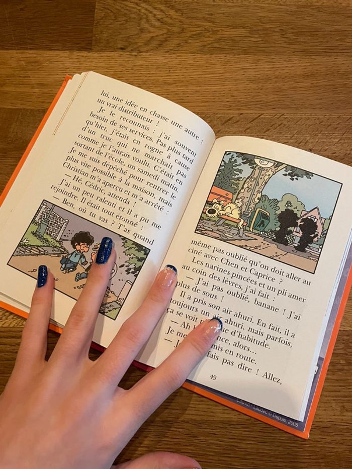 Livre La bibliothèque Rose Cédric Sacrés tempéraments ! - photo numéro 7