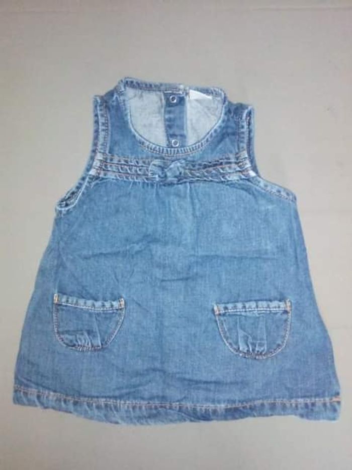 Robe en jean fille 3 mois