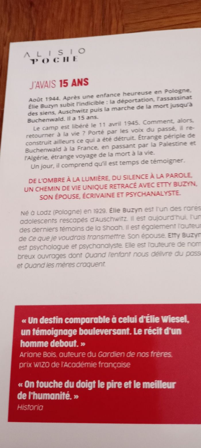 J'avais 15 ans - photo numéro 2