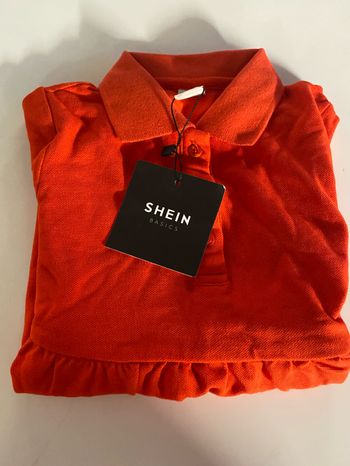 Petite Robes  polo rouges shein taille 92