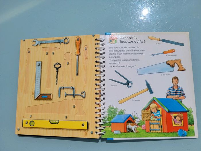 Les p'tits juniors, livre animé avec des volets surprises 🔨 Les outils 🔧 - photo numéro 9