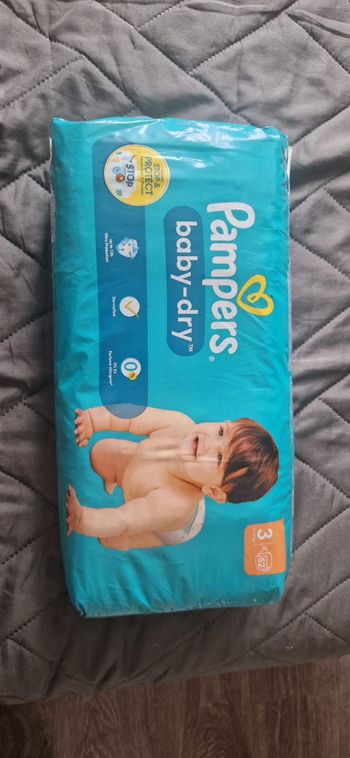 52 Pampers Baby Dry taille 3