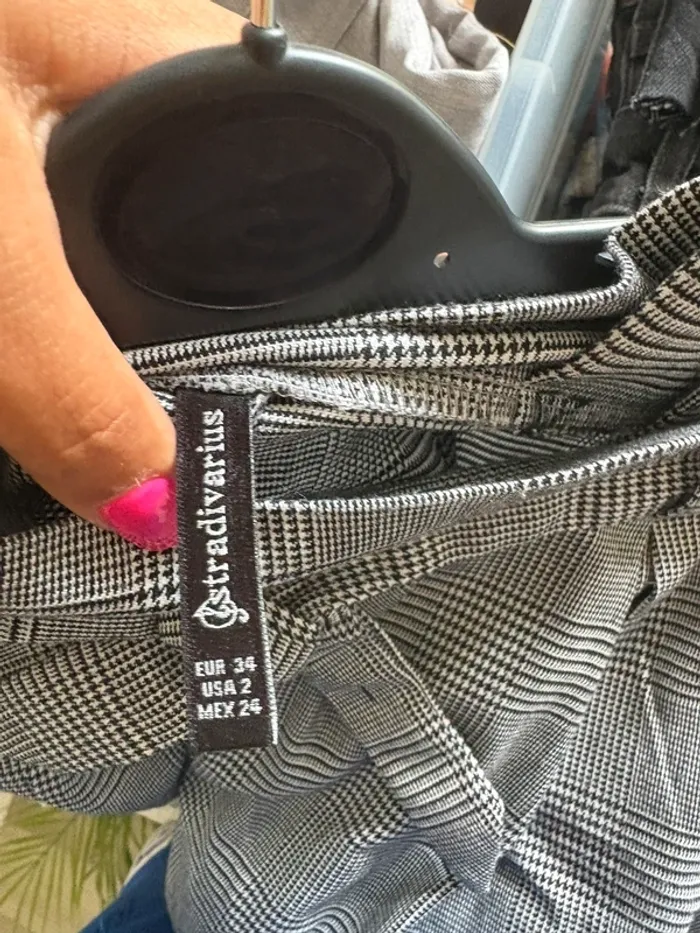 Short gris à carreaux - photo numéro 6