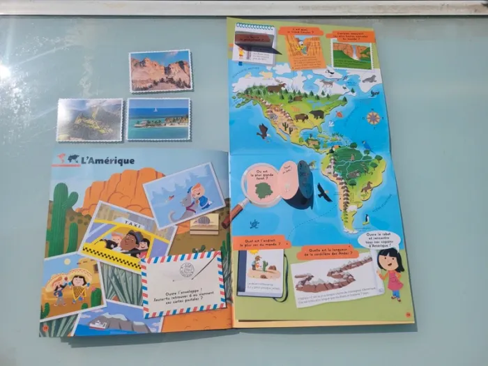 Livre animé de flaps, tirettes.. Kididoc grand format 🌎 Le Kididoc autour du monde 🌎 (94) - photo numéro 10