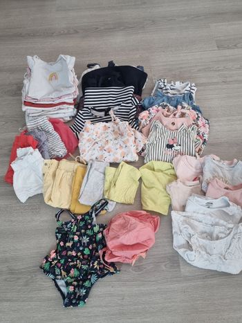 Lot été fille 12 mois